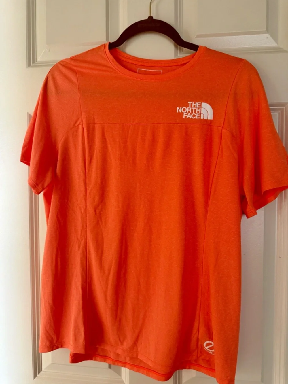 The North Face Women's Orange Short-Sleeve Performance Tee - Picture 2 of 3